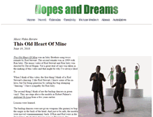 Tablet Screenshot of hopes-and-dreams.net